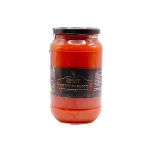Intero in succo di pomodoro del piennolo del Vesuvio dop 550 grammi
